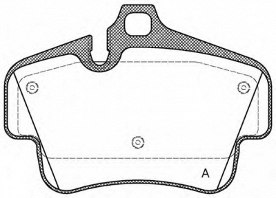OPEN PARTS bpa077330 -  Комплект тормозных колодок, дисковый тормоз